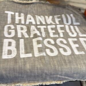 Mud Pie Thanksgiving pillow cover 20”x20”